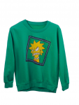 Simpsons Kinder Sweater 140 grün